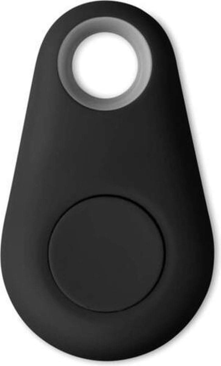 - Sleuteltracker - Sleutelhanger - Bluetooth 4.0 | 1 stuk - Zwart - 25m bereik - Locatie-tracker - App - Geschikt voor iPhone & Samsung | Huisdierentracker