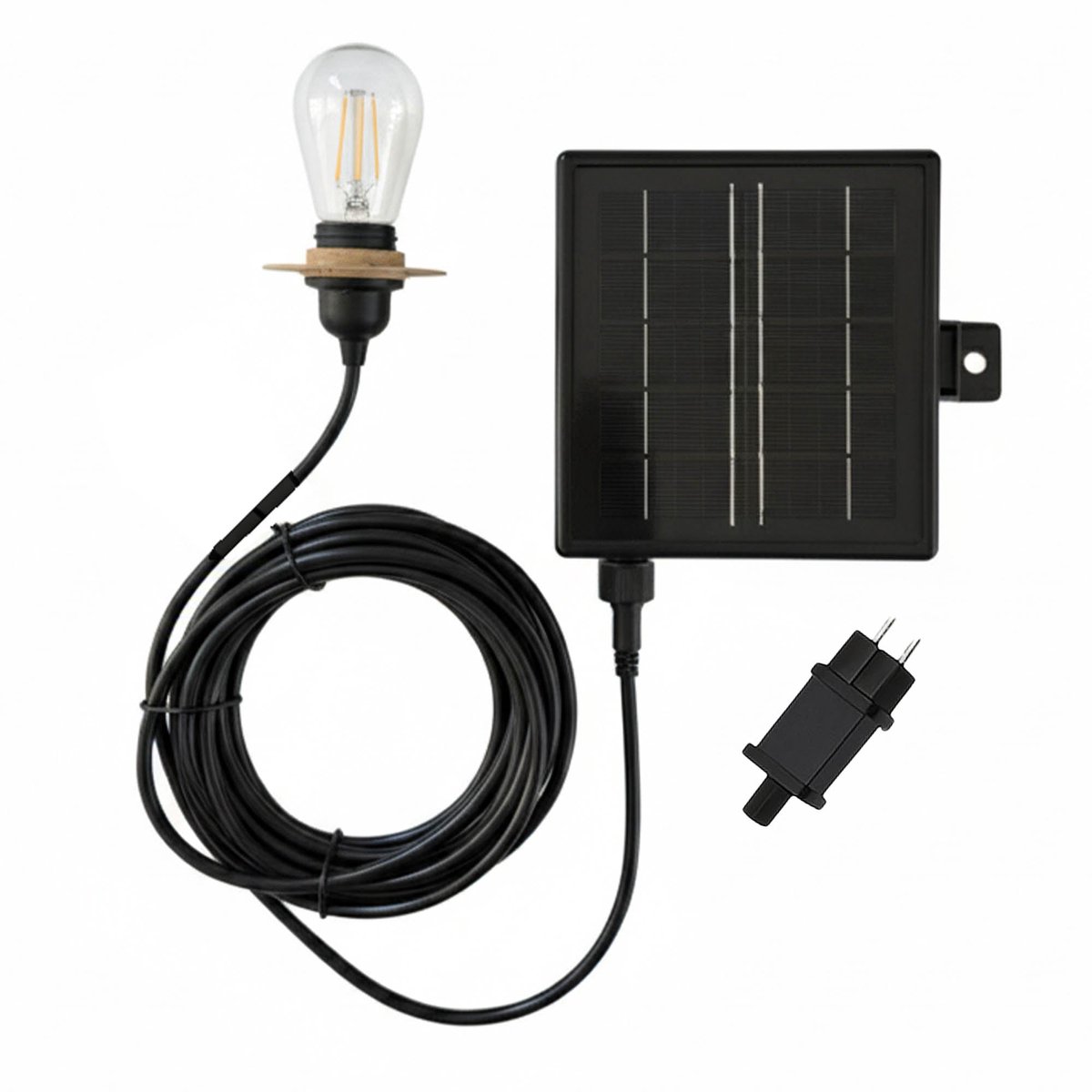 Zonne-energiekabel met gloeilamp 5M ENNA