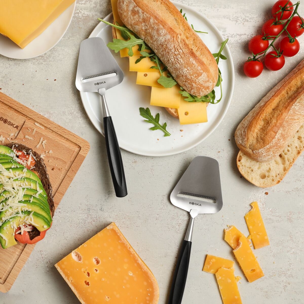 Boska Kaasschaaf Milano+ - Kaasschaaf voor harde kaas - Vaatwasserbestendig - Kaasschaaf Zwart - Keukengerei - Keuken accessoires — cadeau in Kookcadeaus - foto 7