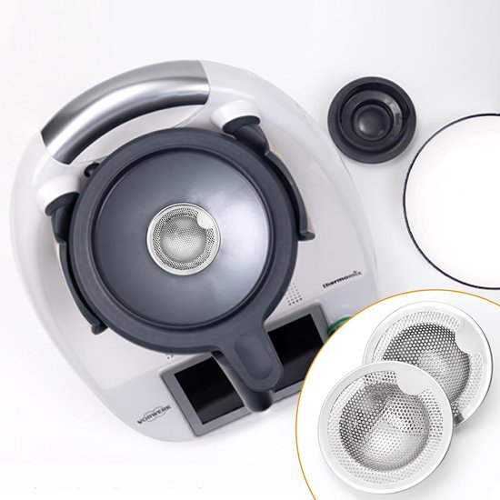 4-delige Mix-Slider Splash Guard Zeef voor Thermomix - RVS Vervangingsfilter Accessoires voor TM6, TM5 en TM31 — afbeelding 5