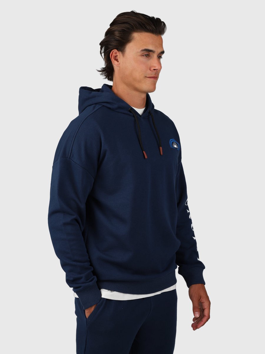 Brunotti Konder Hoodie Night Heren Sweater Trui Mannen L Blauw