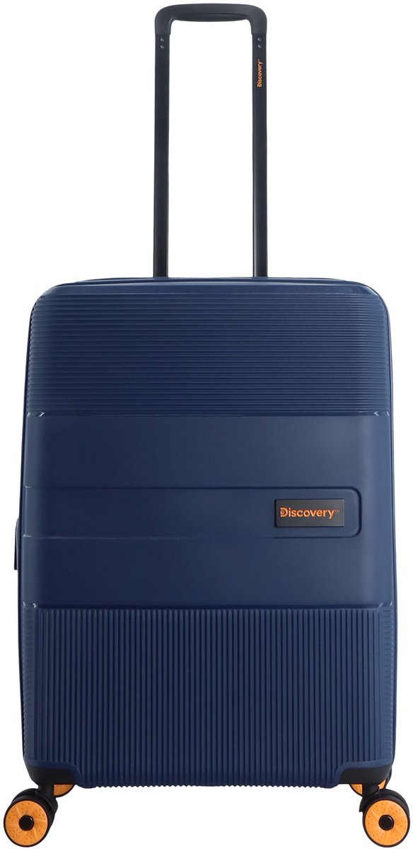 Discovery Trails Harde Koffer / Trolley / Reiskoffer - 64 Liter Medium - Marine Blauw - Blauw / Medium