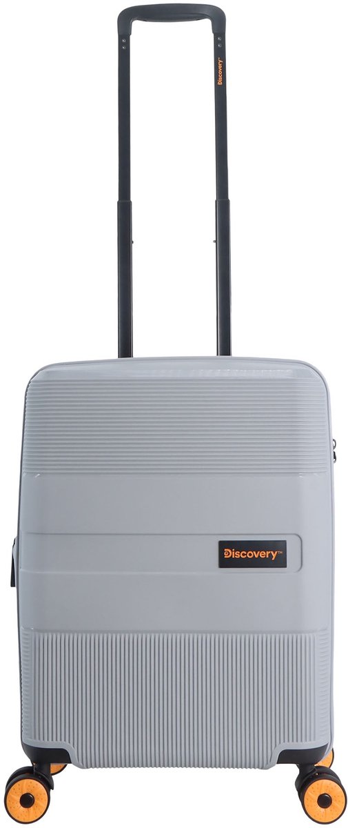 Discovery Trails Harde Handbagage Koffer / Trolley / Reiskoffer - 36 Liter Small - Zilver - Zilver / Small
