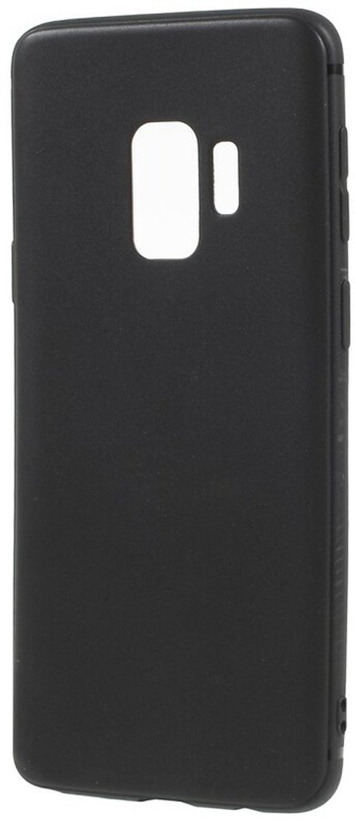 Telefoonhoesje geschikt voor Samsung Galaxy S9 - Siliconen hoesje - Back cover - Beschermhoes - Phone case - Soft case - Smartphone hoes - Zwart - Jonyx