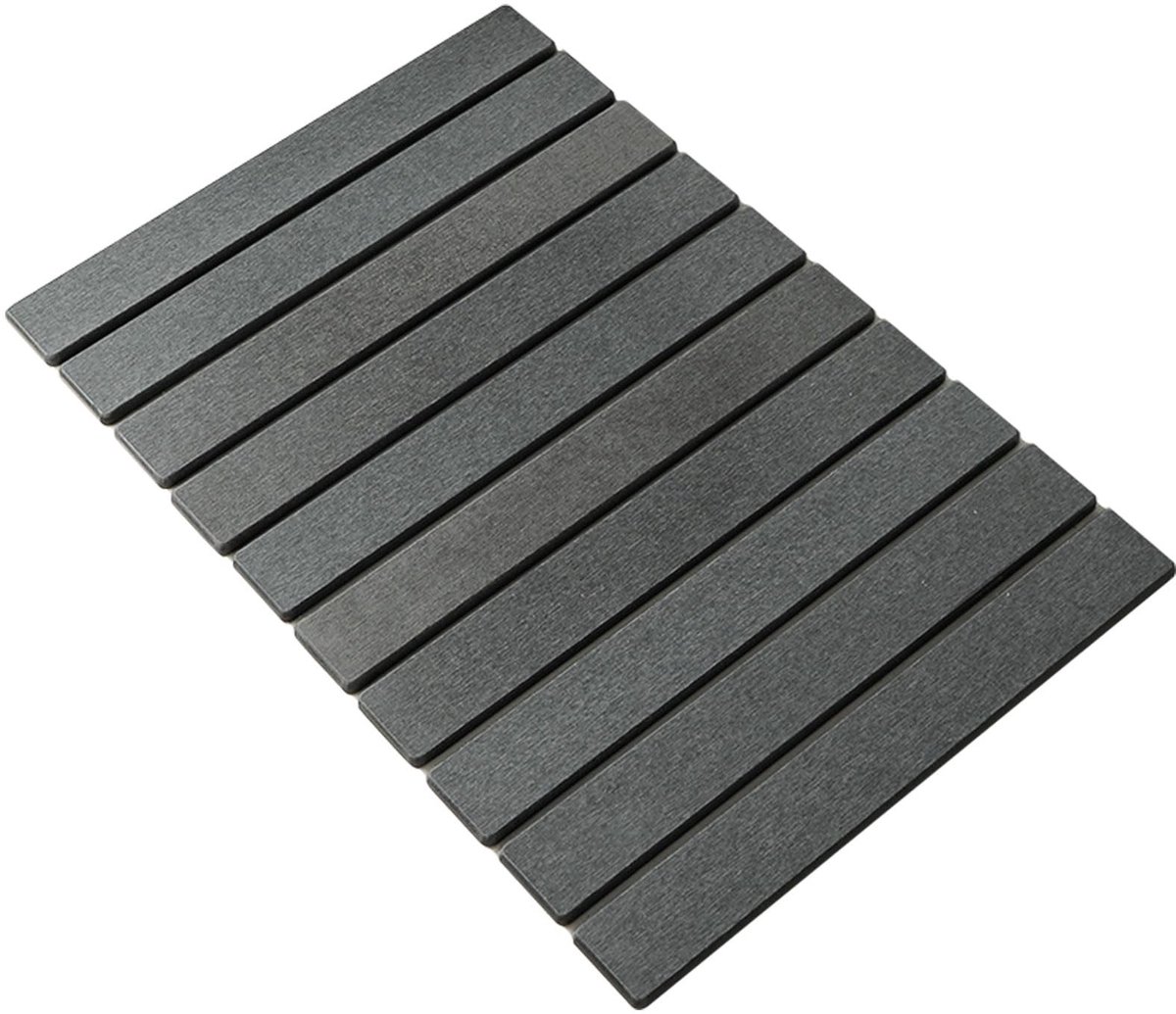 Dailygoods- Droogmat Opvouwbaar Groot - Sneldrogende Kiezelgomat - Geschikt voor Keukengerei - Flessen/Kopjes - Antislip Ondergrond - Voor Elk Werkblad - Afwasmat