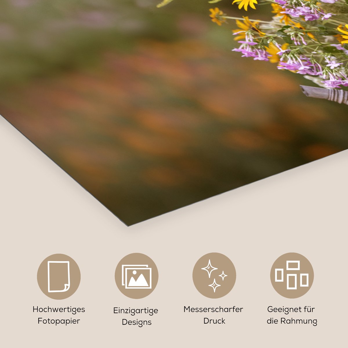Poster 150x75 cm - Bloemen - Gieter - Kleur - Posters - Kamer decoratie - Wanddecoratie wo
