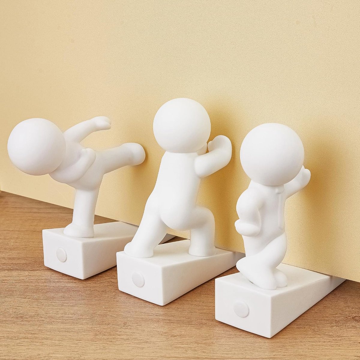 Deurstopper, 3 stuks, Decoratieve Deurwig voor Thuis en Kantoorvloer, Decoratie Deurstopper (Gepatenteerd)