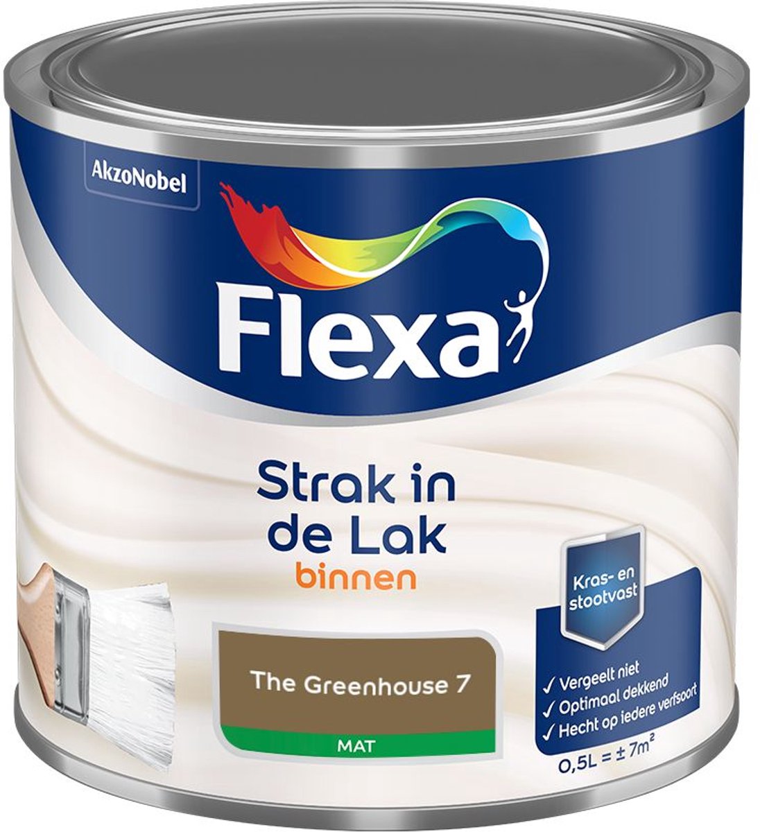 Flexa - Strak In De Lak Binnenlak Mat - The Greenhouse 7 - Mengverf - 500 Ml