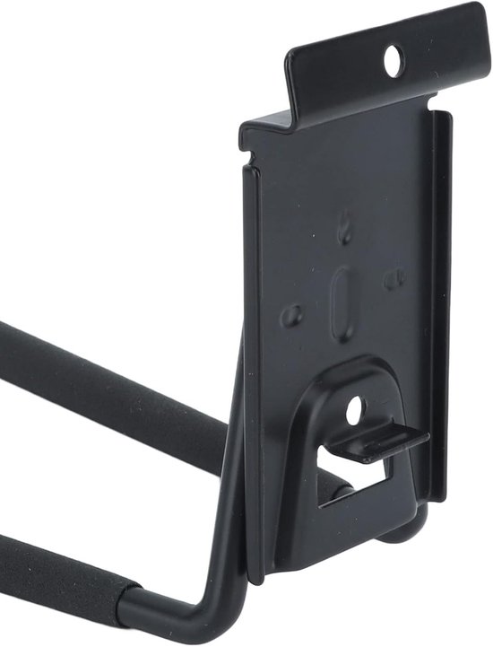 Ruimtebesparende Wandgemonteerde Tuinslanghanger voor Zwaar Gebruik Metalen Slanghaspels Antislip Rubberen Coating Slangrek Slanghaak voor 25ft, 50ft,75ft,100ft Slang — afbeelding 5