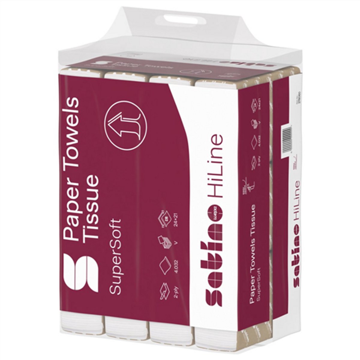 Satino Prestige | Handdoekje | 2-laags | 24 x 21 cm | 4032 stuks