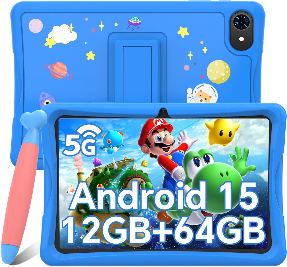 TABWEE K10 Tablet - 10 inch - 12RAM - 64ROM -5000mAh - Android 15 - Blauw