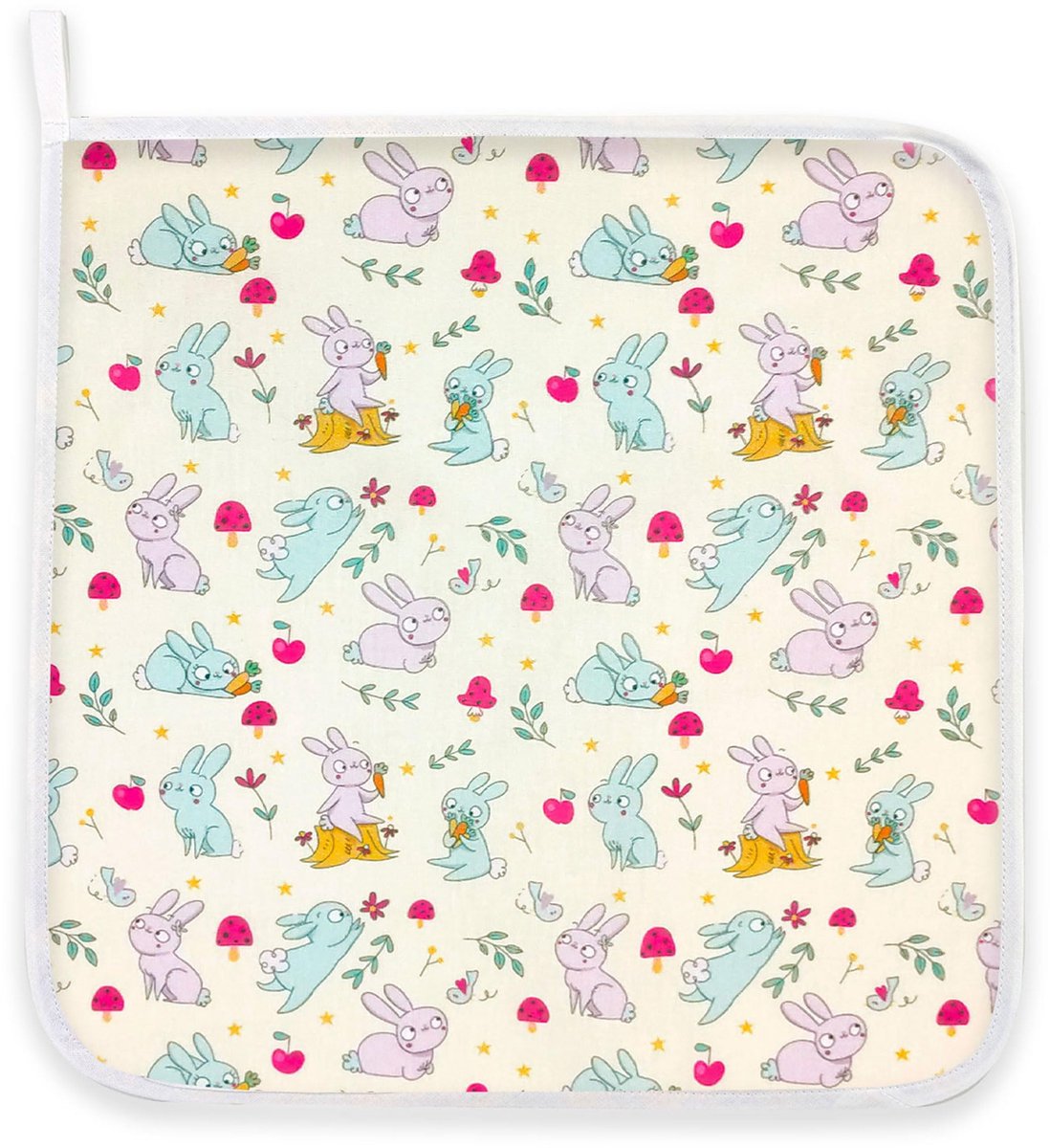 Tessuti, Handdoek van puur katoen voor de voeding – Le Lunter en kleuterschool – afmetingen 31 x 31 cm