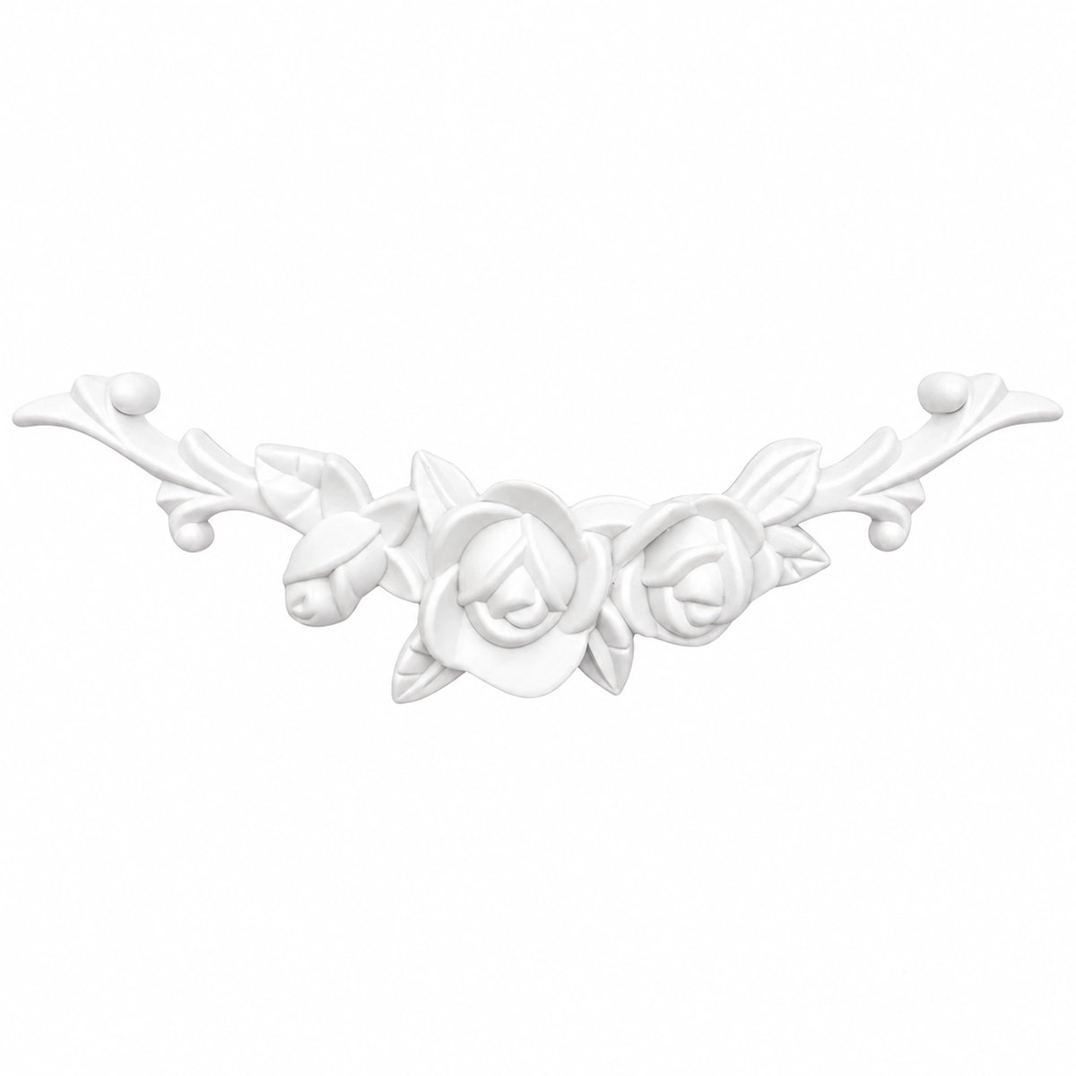 Lavandoux - Decoratieve Meubel Applicaties - Rosebud - Rubber - 4 stuks