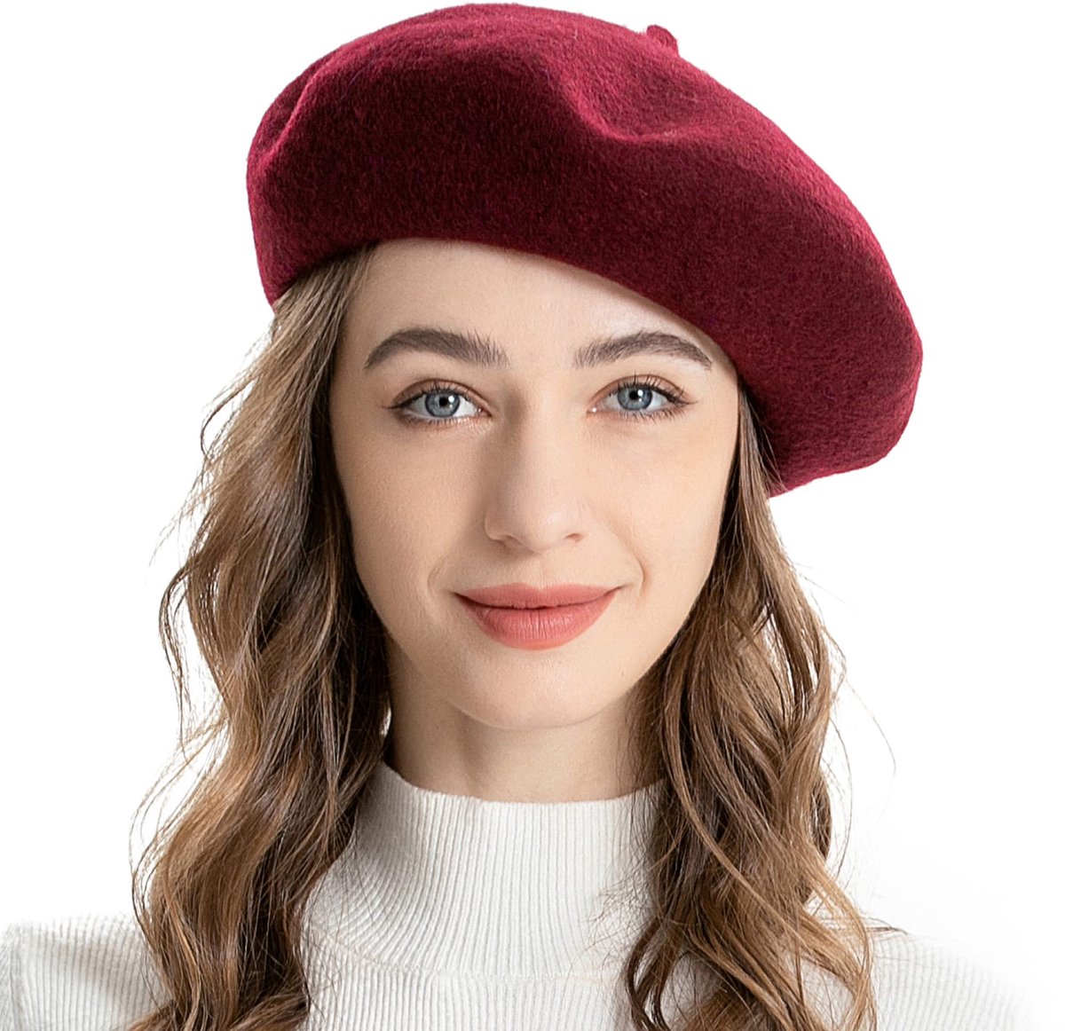 ZLYC Klassieke baret baret voor dames
