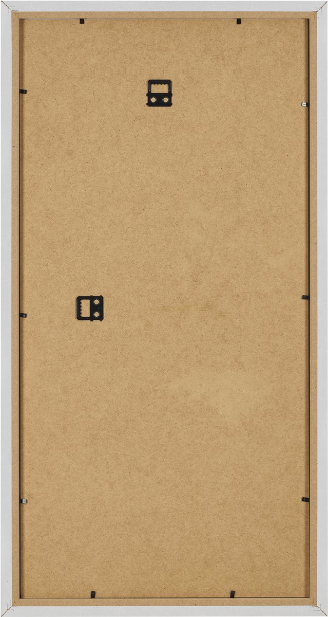 Fotolijst 50x100 cm - MDF - Zilver Glanzend Vintage - Benno