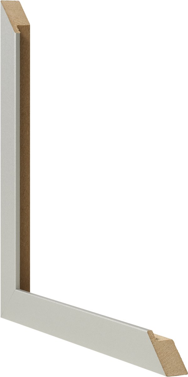 Fotolijst 25x25 cm - MDF - Zilver Mat - Benno