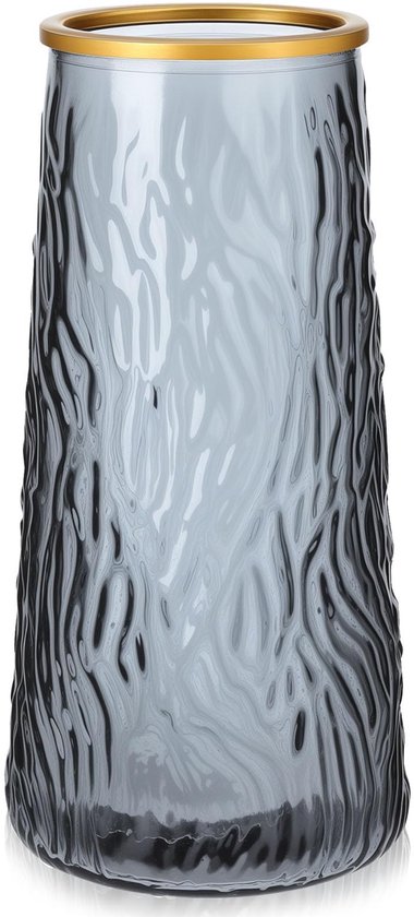 vazen voor tafeldecoratie, moderne bloemenvazen tafeldecoratie bruiloft, kleine glazen vazen decoratie tulpenvaas transparant voor tulpen orchideeën rozen woonkamer plank tafel huisdecoratie (h