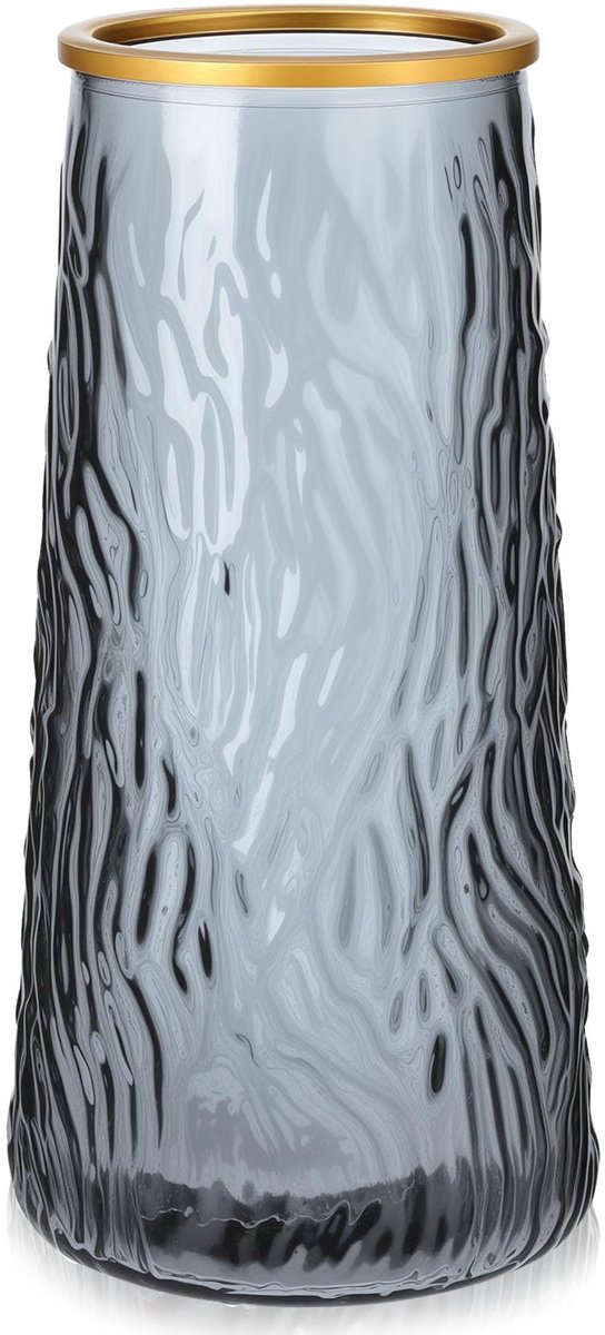 vazen voor tafeldecoratie, moderne bloemenvazen tafeldecoratie bruiloft, kleine glazen vazen decoratie tulpenvaas transparant voor tulpen orchideeën rozen woonkamer plank tafel huisdecoratie (h
