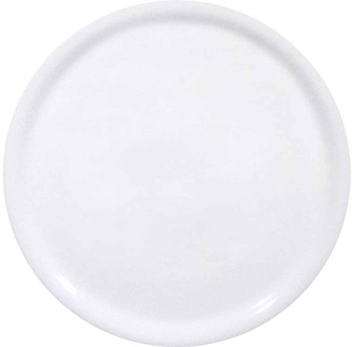 Pizzabord, porselein, patroon: eenkleurig, geschikt voor vaatwasser en magnetron, ⌀330mm, wit