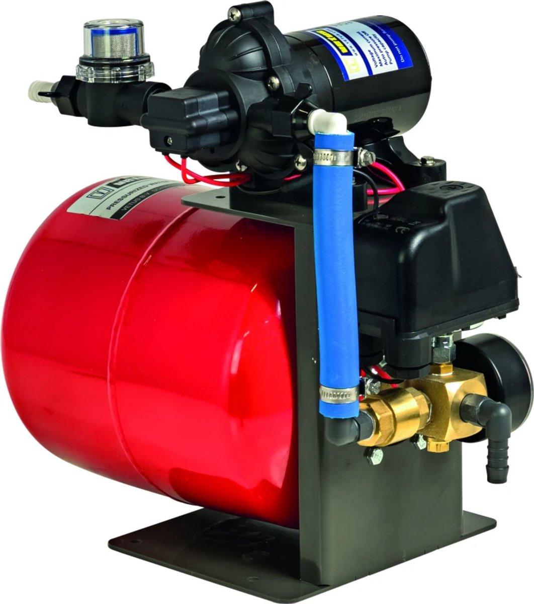 VETUS 12V Drukwatersysteem met 8 liter Drukvat 13,2 liter/minuut | PFWS1208