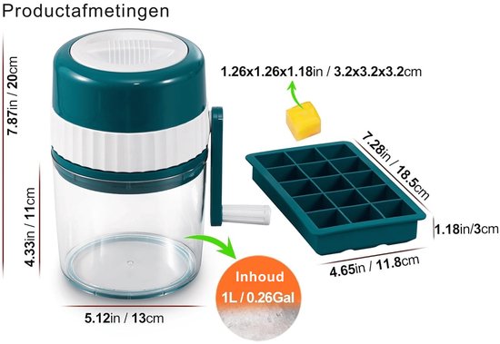 Slush Maker Beker 500 ml - Zelf Slushies Maken Zonder Elektriciteit - Herbruikbare Slush Cup met Lepelrietje - Voor Smoothies, Milkshakes en Frozen Drankjes — afbeelding 4