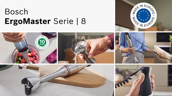 Serie 8 Staafmixer ErgoMaster 1500 W Roestvrij staal MSM8M930 van Merkloos — afbeelding 5