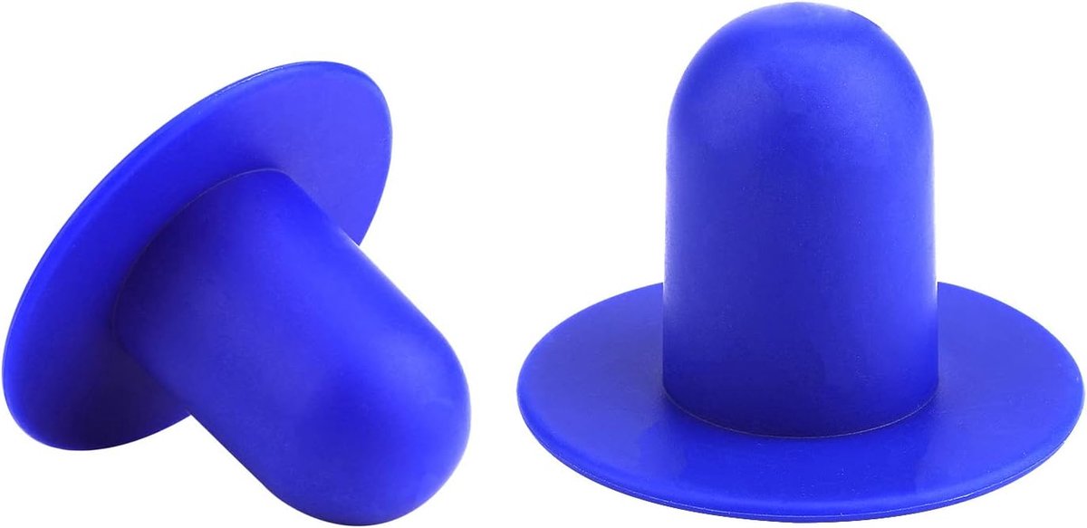 Zwembadplug, Compatibel met Intex en Bestway, Filterpompzeefgatplugstopper Pool Wall Plugs Replacement voor Bovengronds Zwembad (2 stuks, Blauw)