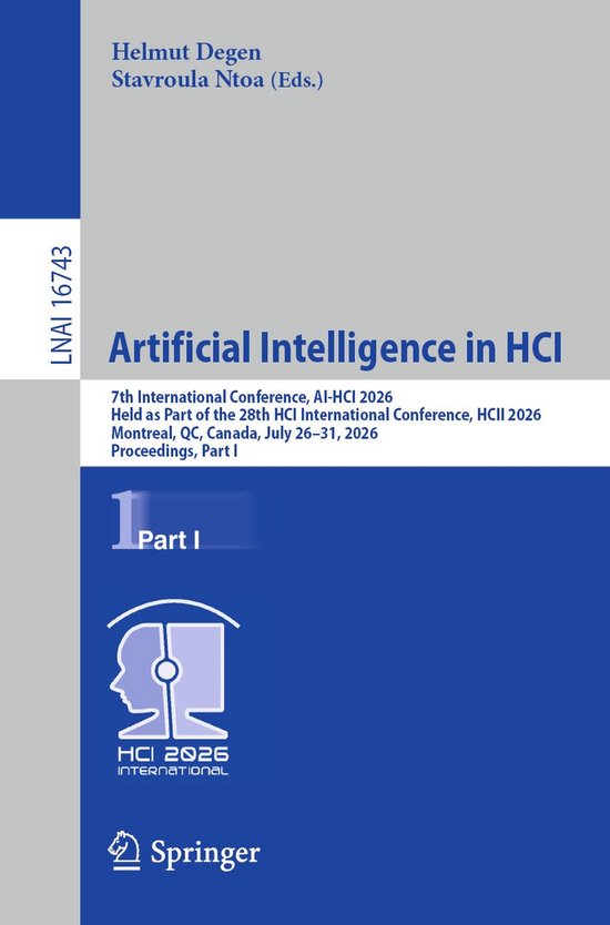 Springer Nature Proceedings Computer Science 1 - Artificial  ... - cover