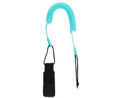 SUP Leash/Enkelkoord 10ft (5mm) - Veiligheid touw voor Supboards - SUP accessoires - SUP kajak veiligheidslijn - voor Surfboard, Verticale Peddel, Kayak - Groen