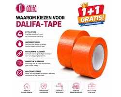 Dalifa - Duct Tape Oranje - Extra sterk en waterbestendig - Multifunctioneel