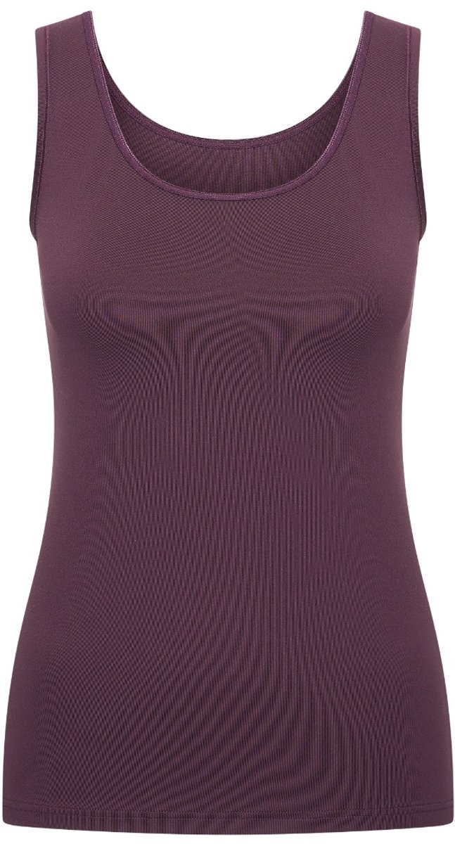 RJ Pure Color Dames Hemd Aubergine S