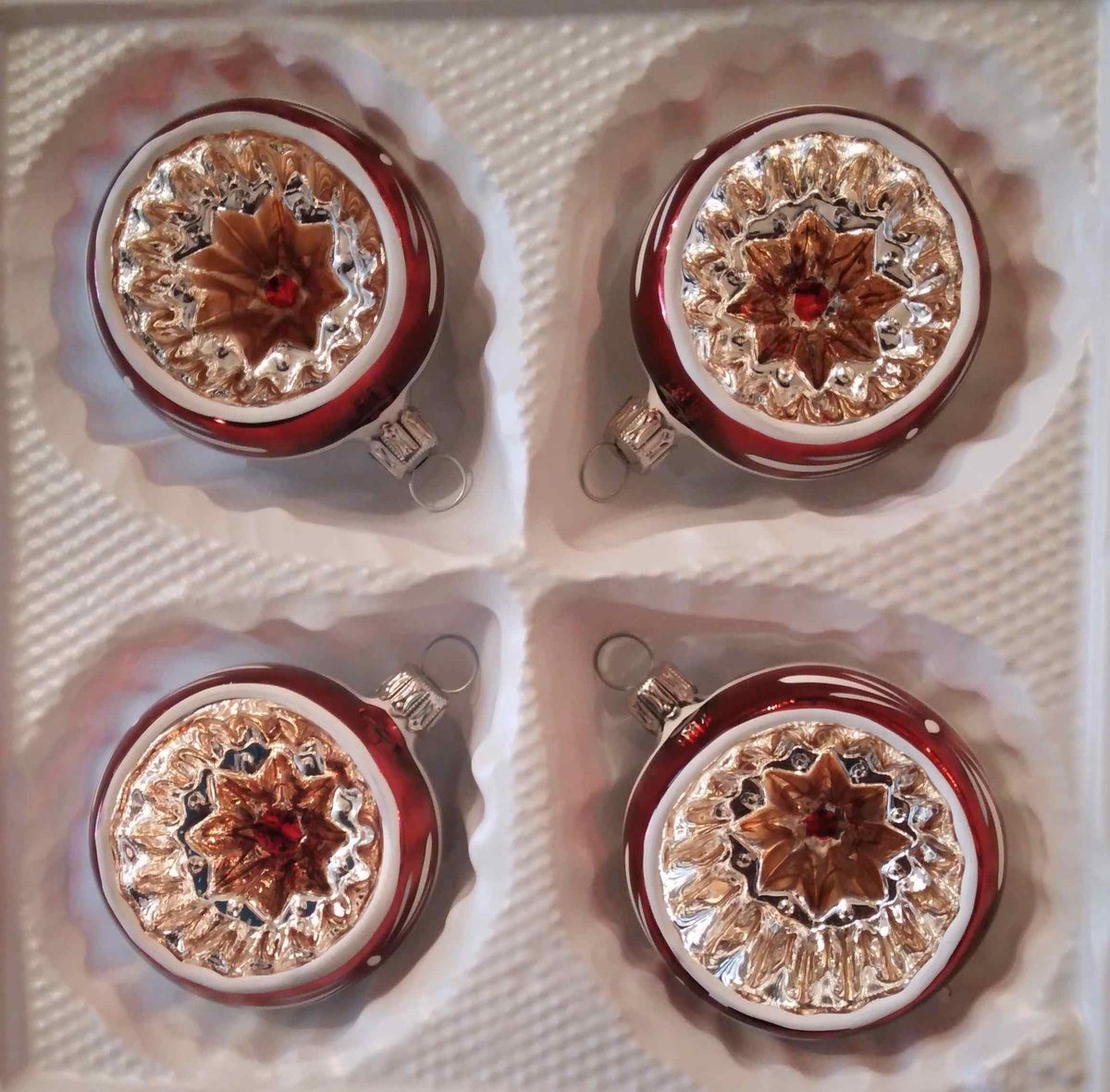 Kerstballen set van 4