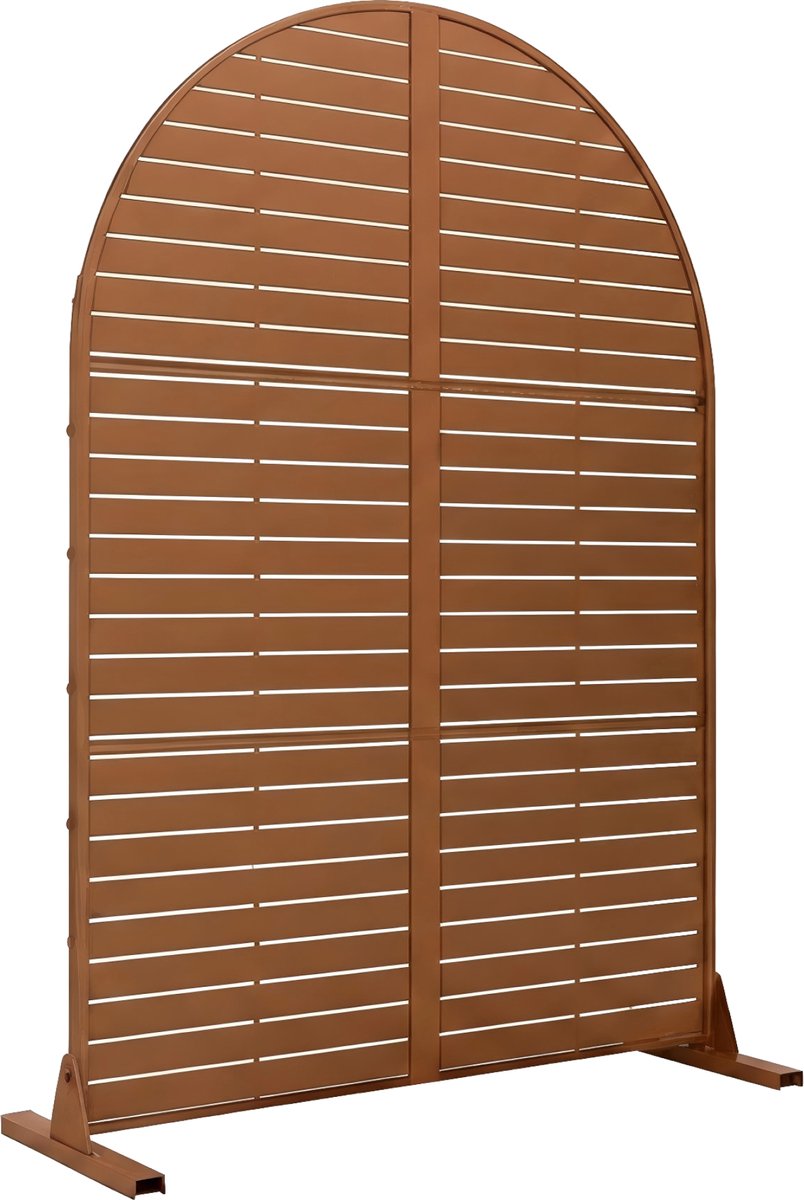 Tuinscherm Nodepp privacyscherm 180x90x40 cm bruin casa.pro