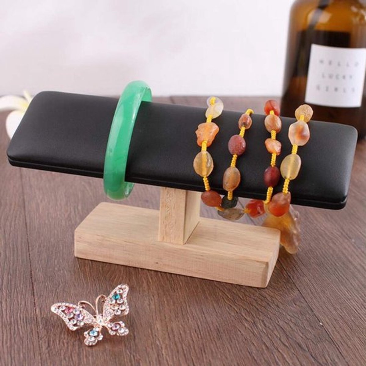 Store_8 - Display Stand - Armband Houder - Houten Organiser - Zwart