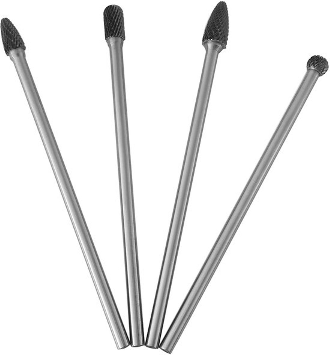 Cosensi - Cemented Carbide Rotary Files Set - 4-delig - Geschikt voor