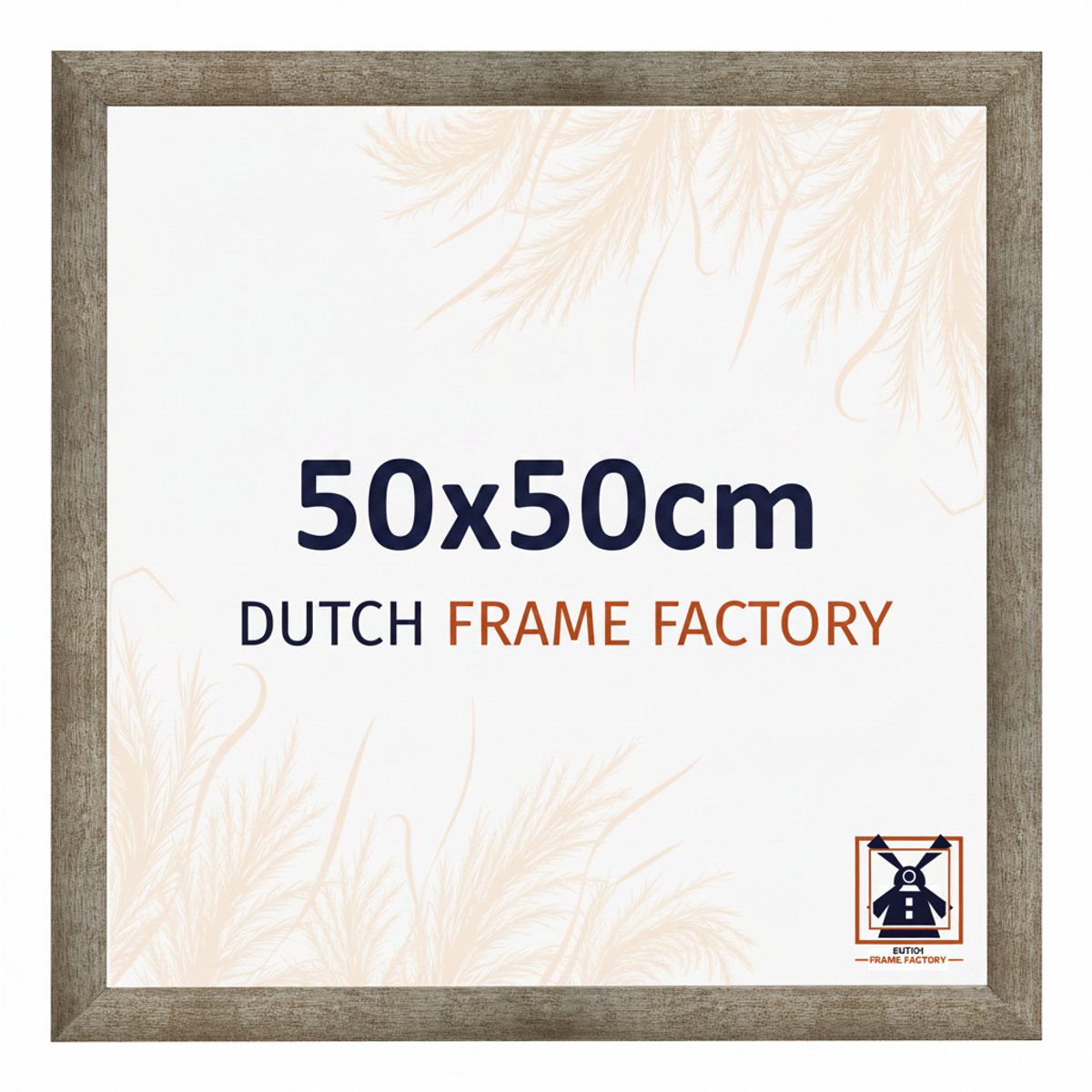Fotolijst 40x70 cm - MDF - Wijnrood Geveegd - Benno