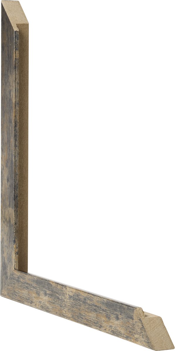 Fotolijst 30x50 cm - MDF - Blauw Goud Gemeleerd - Benno