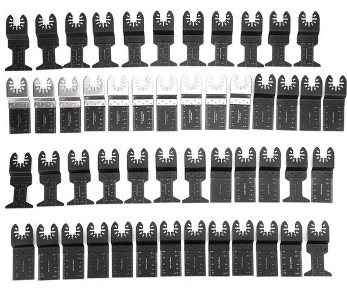 Dailygoods- Zaagbladen 50 Stuks - Oscillerende Gereedschappen