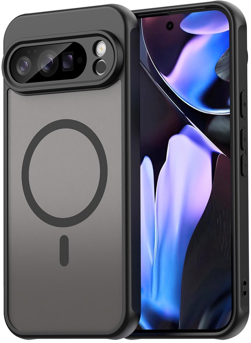 Dailygoods- Telefoonhoes Schokbestendig - Magnetisch - Ultradun - Zacht Siliconen - Transparant - Geschikt voor Google Pixel 10 Pro XL - Telefooncover