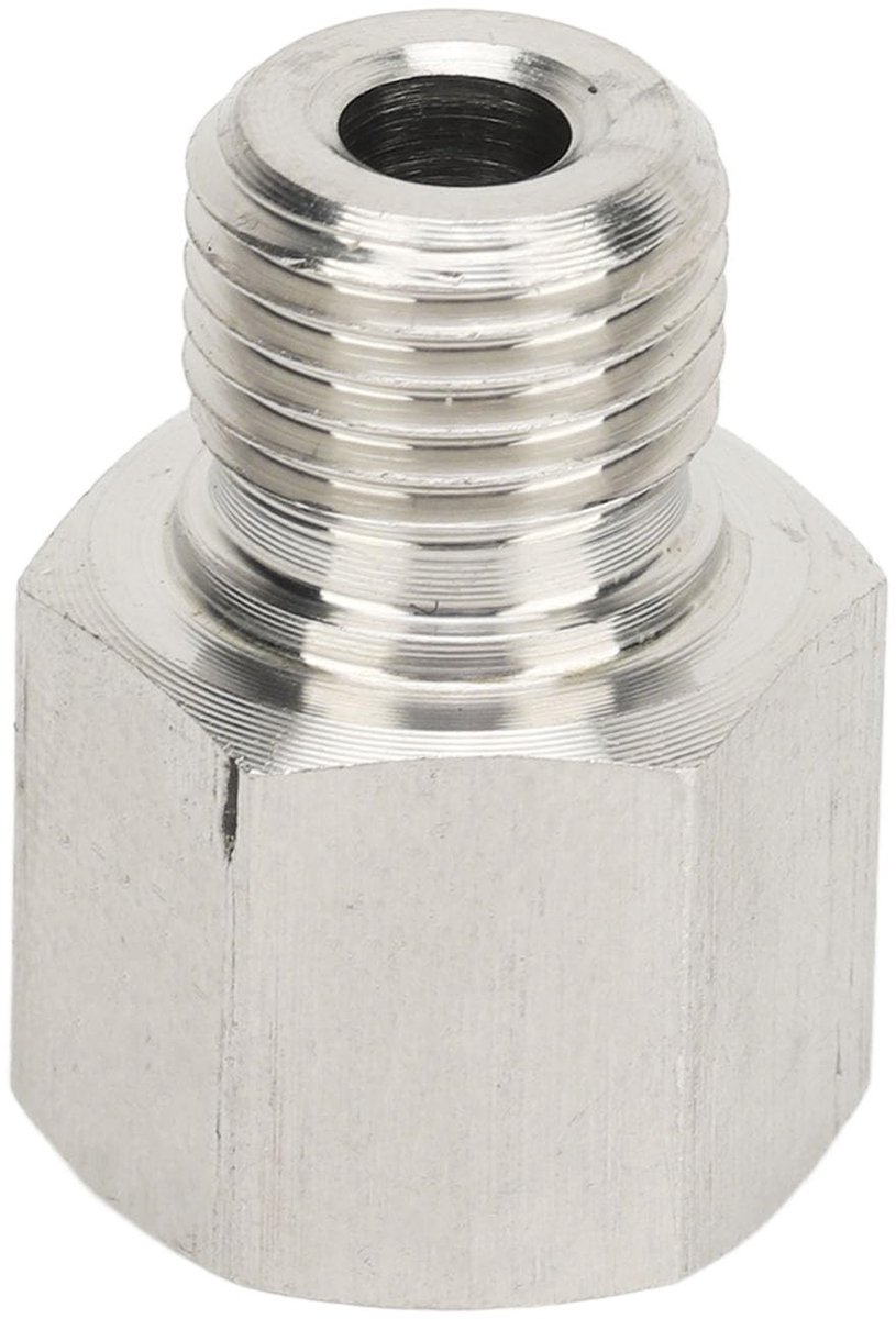 Dailygoods - Lekvrije Manometer Zenderadapter van Roestvrij Staal 1/8 Inch NPT naar M10x1.0