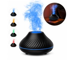 Aroma Diffuser - Luchtbevochtiger met Licht-opties - Geurverspreider Vernevelaar - Verdamper Verstuiver - Aromatherapie Aromadiffusers - Geschikt voor Slaapkamer, Woonkamer, Kantoor, Auto en Bureau