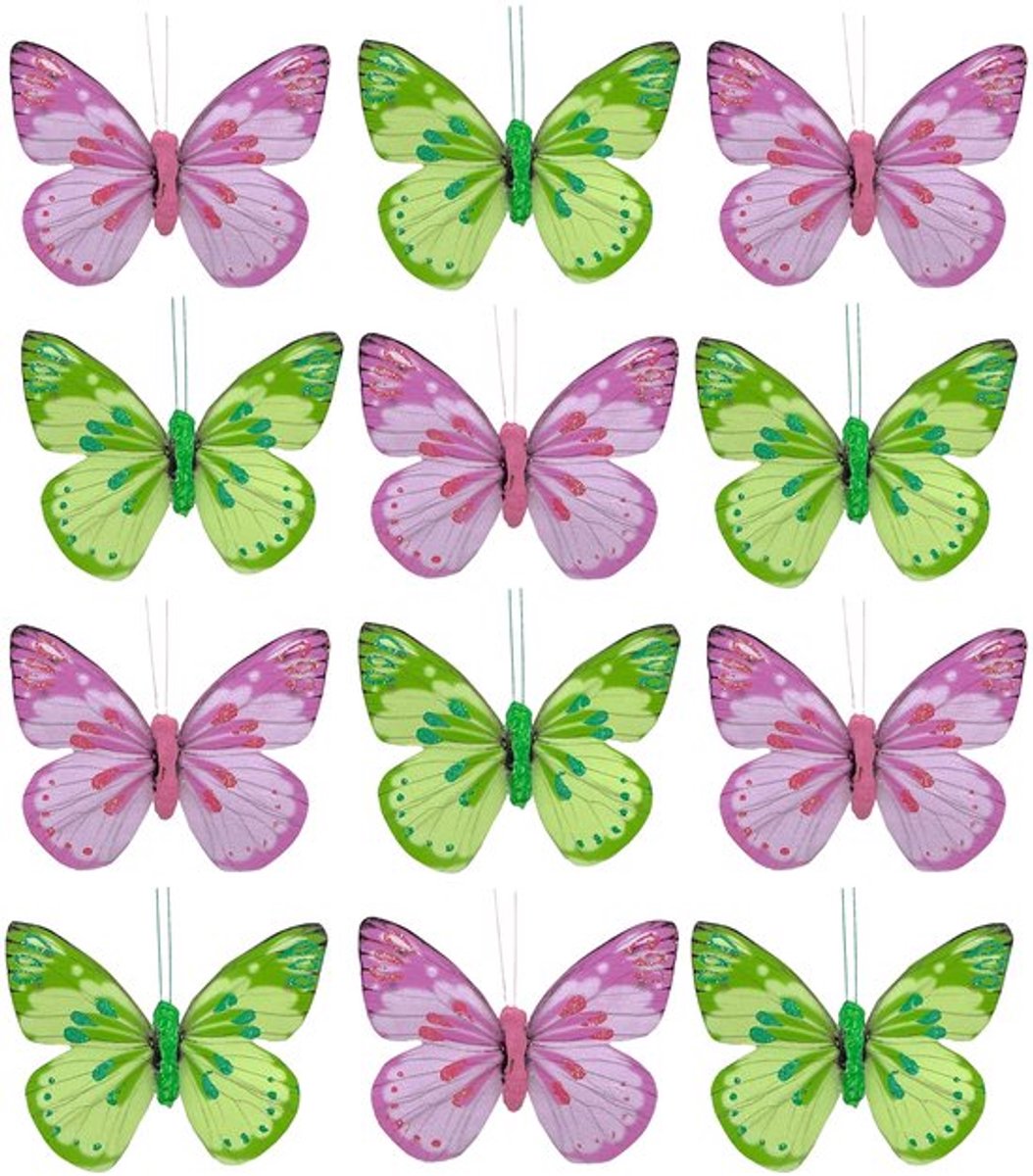 Dailygoody - Decoratieve vlinders - Tafeldecoratie - Handgemaakt met