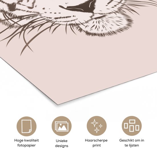Affiche Tigre - Dessin - Cub - 40x60 cm