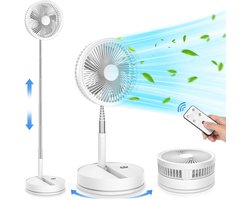 Statiefventilator - Zomerkoeling - Staande ventilator - Verkoeling woonkamer - Slaapkamer ventilator - Hittegolf oplossing - Verstelbare ventilator - Ventilator met afstandsbediening - Stille ventilator - Draaibare kop - Frisse lucht in huis - Ventil