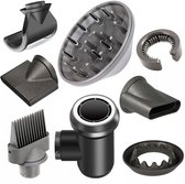Ensemble d'accessoires/accessoires Dyson Supersonic de Plus.Parts® adapté à Dyson - 7 pièces !