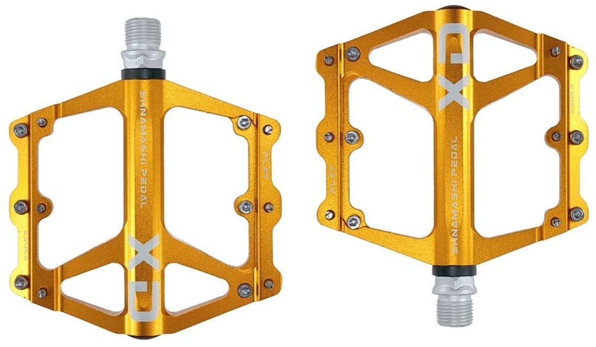 Dailygoods- Fietspedalen Antislip - Aluminiumlegering - Lichte Pedalen - Cr-Mo Stalen As - Geschikt voor MTB/BMX/Racefiets - 340 g per Paar - Fietsaccessoires