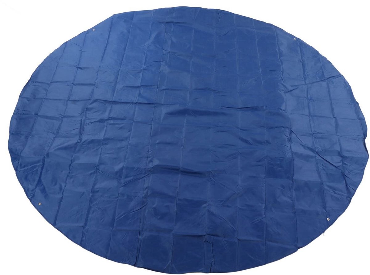 Dailygoods- Zwembadafdekking Opblaasbaar - Ronde Bescherming - Stofdicht - Gemakkelijk Op Te Bergen - Effectieve Buitenbescherming - Afmetingen 3.6 x 3.6 m