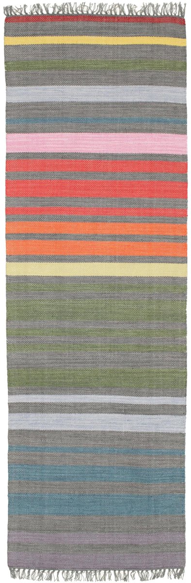Vloerkleed, Moderne Onze ontwerpers, 80 x 250 cm, Rechthoekig, Laagpolig, Woonkamer, Eetkamer, Slaapkamer, Keuken, Hal, Alleen chemisch reinigen, Care & Fair gecertificeerd, G