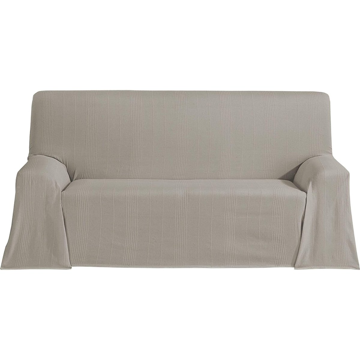 Multifunctionele sprei, afmetingen 180 x 260 cm, multifunctionele sprei, linnen, decoratieve sprei voor bank of bed, licht en elegant
