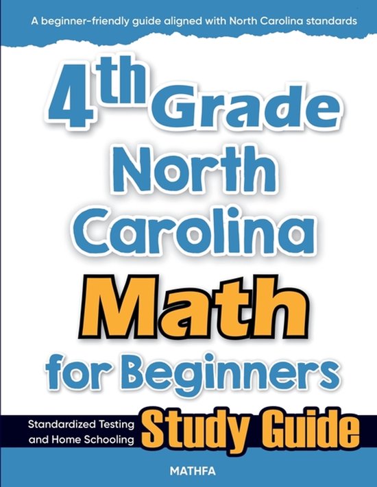 4th Grade North Carolina Math for Beginners - cover